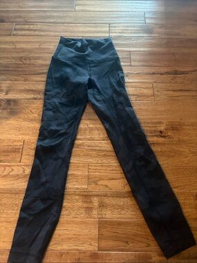 lululemon athletica Black Camouflage Leggings